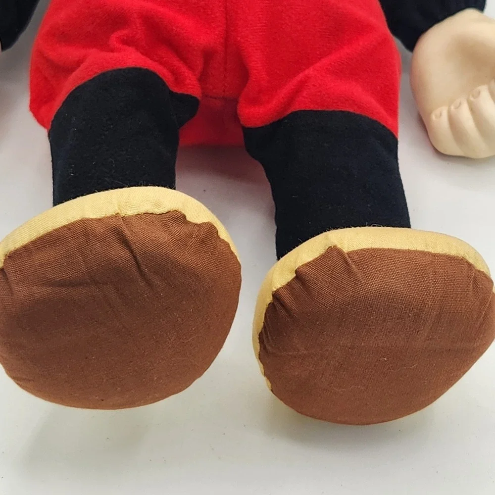 Vintage 1970s Marching Mickey Mouse Plush Doll Hasbro Walt Disney‎